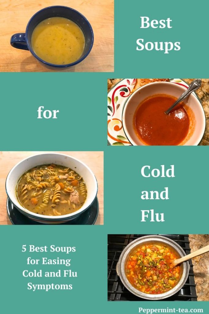Best Soups for Cold and Flu Peppermint Tea & Me