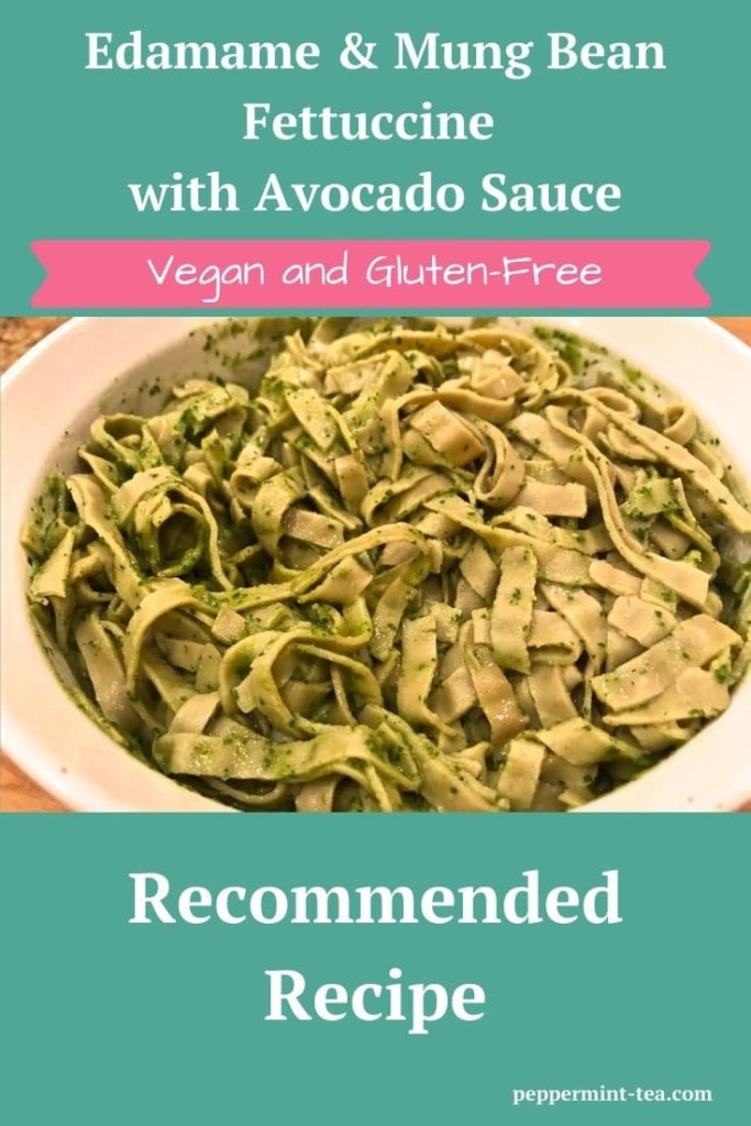 Explore Cuisine's Organic Edamame & Mung Bean Fettuccine with Avocado Sauce